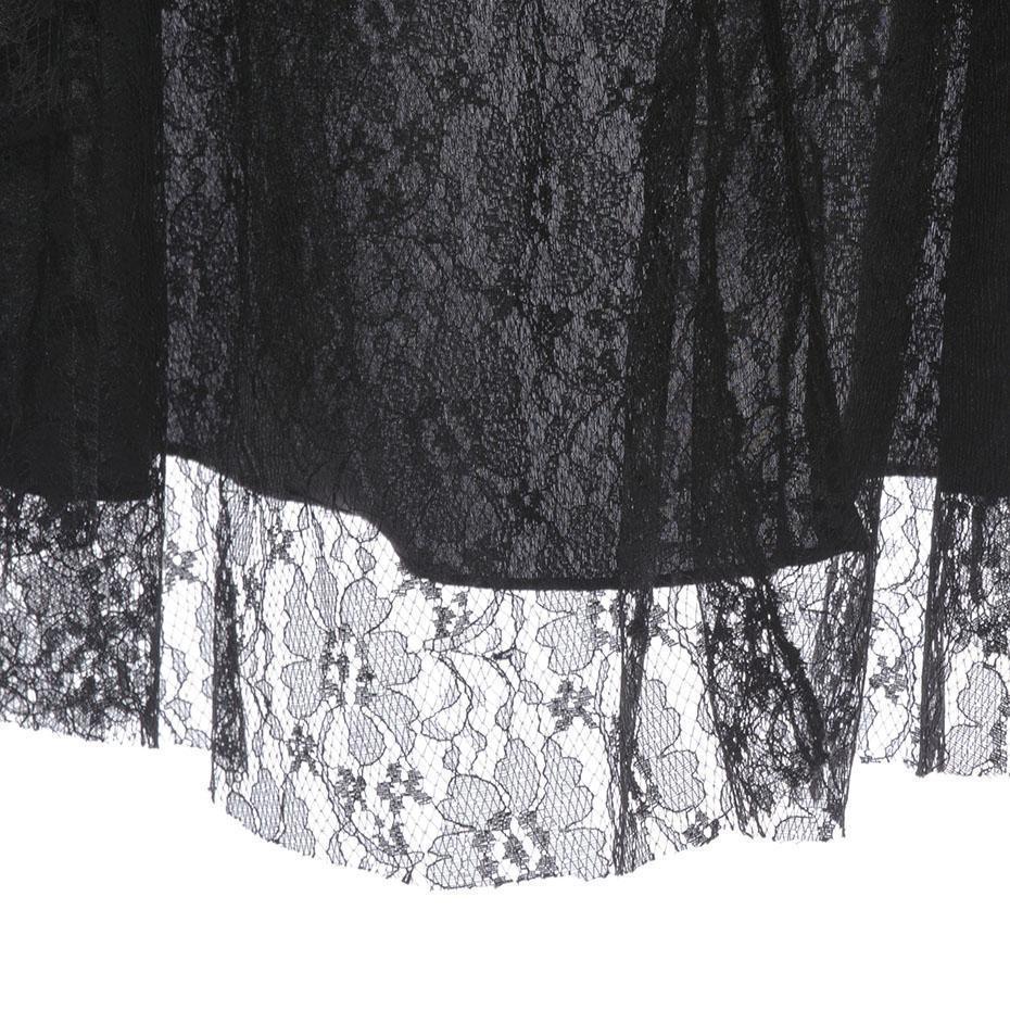 Lacey Fishtail Vintage Gothic Skirts - The Black Ravens