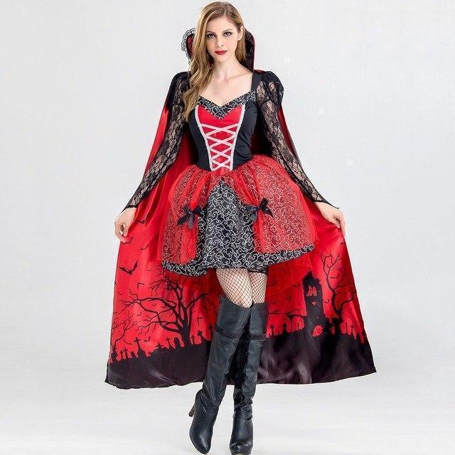 Sexy Vampire Halloween Costume Dress - The Black Ravens