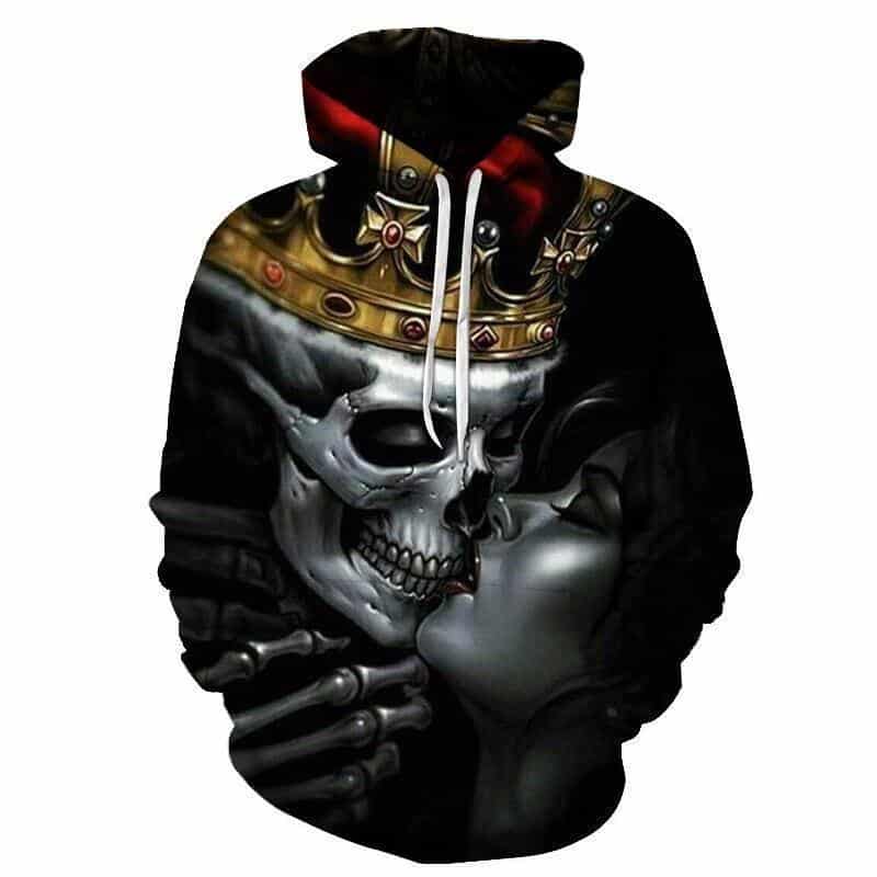 The Prince Of The Undead Hoodie For Guys - The Black Ravens