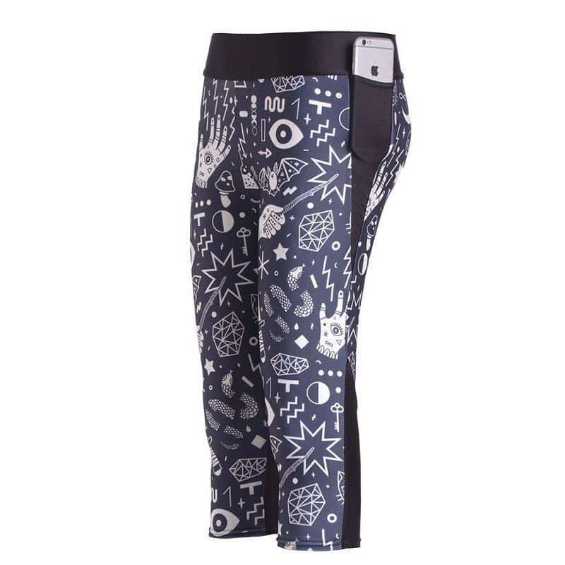 Womens Activewear Fitness Pants - The Black Ravens