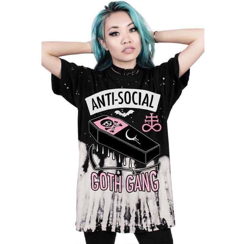 Women's Goth Gang T-Shirt - The Black Ravens