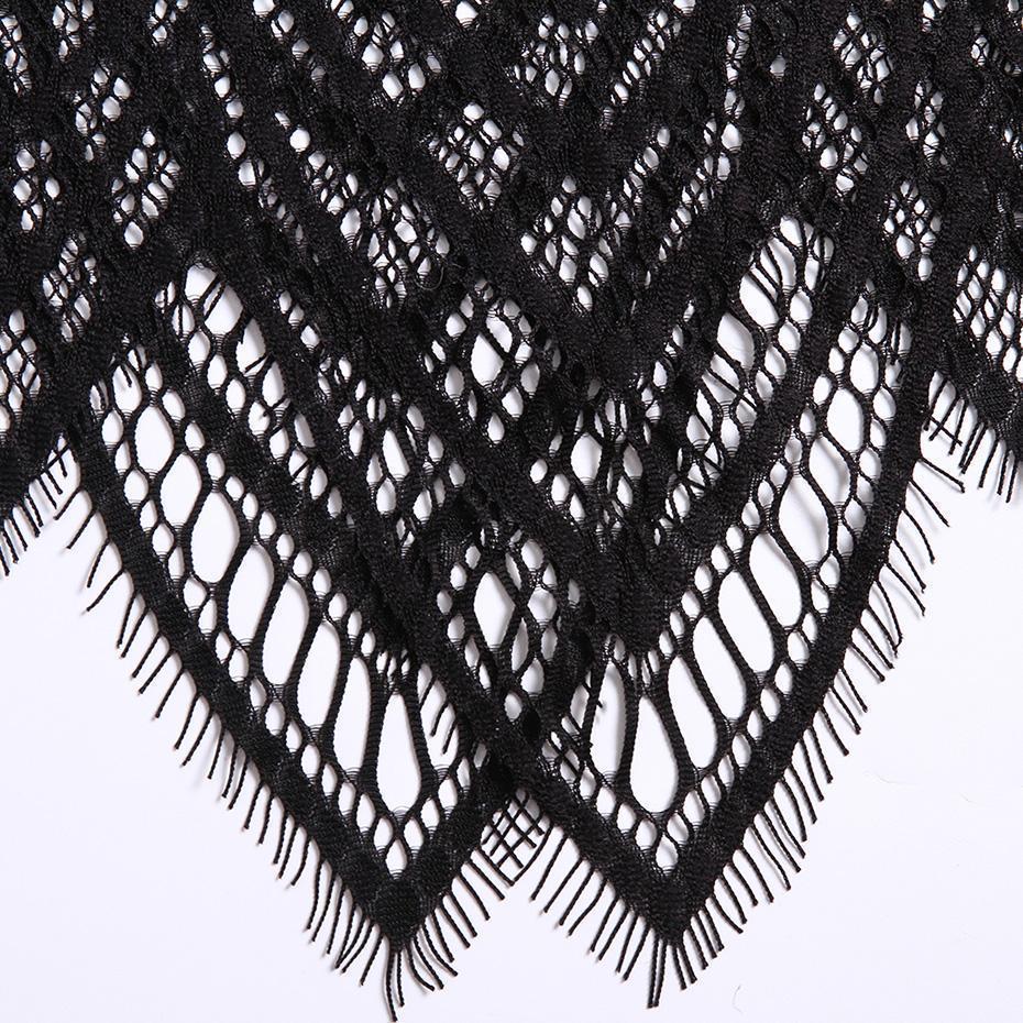 Women's Lace Spaghetti Strap Black Bra Set - The Black Ravens