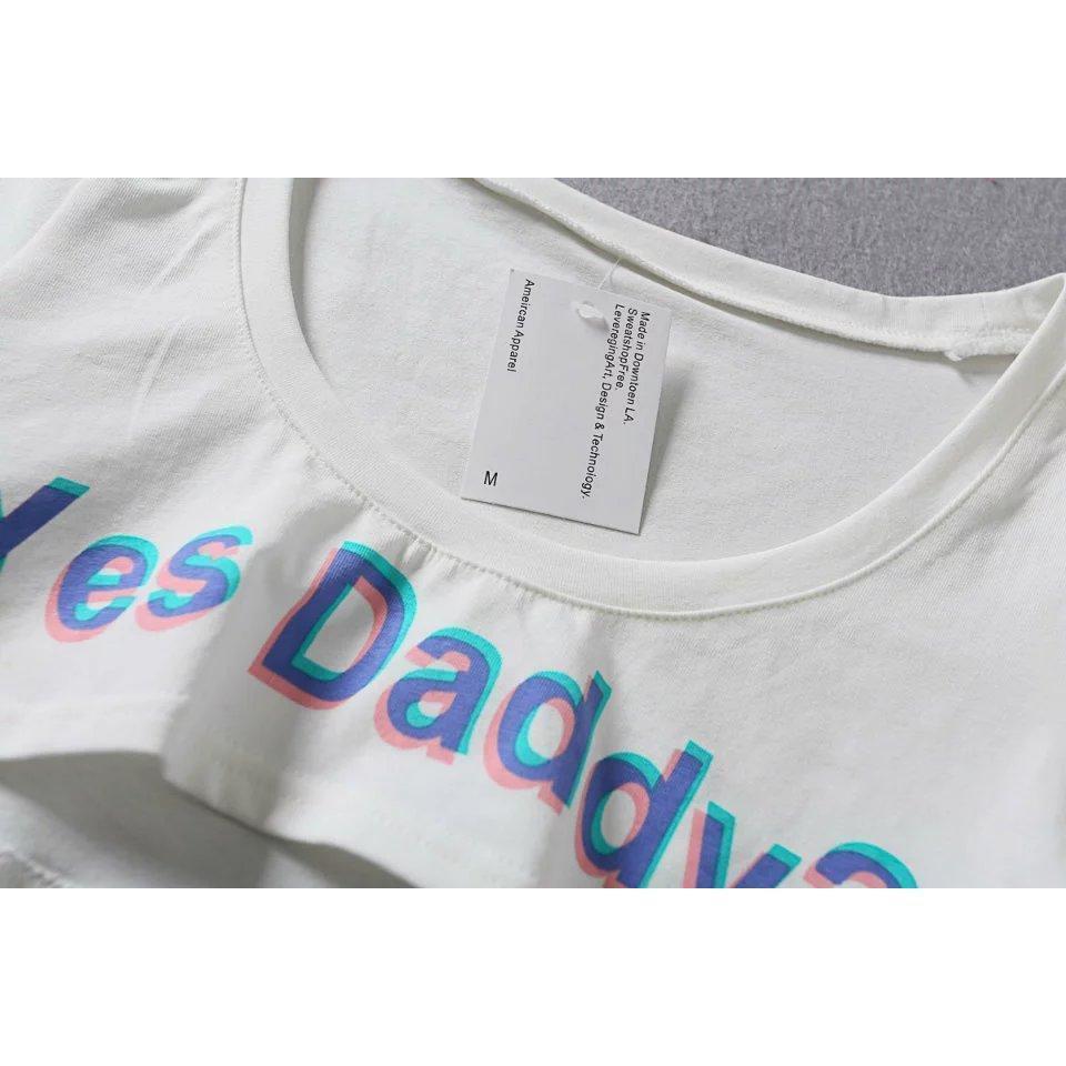 Yes Daddy Hot Crop Top - The Black Ravens